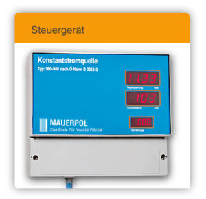 Mauerwerkentfeuchtung-Steuergerät Konstantstromquelle