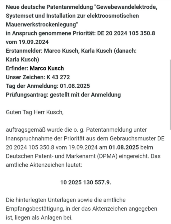 Mauertrockenlegung im Aufputzverfahren* – Bild 8